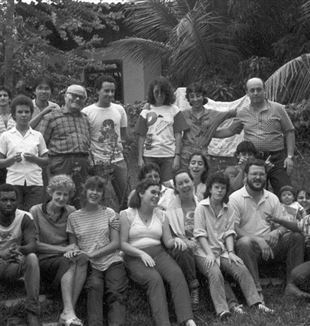 Passeio com a comunidade de Belo Horizonte, em junho de 1985